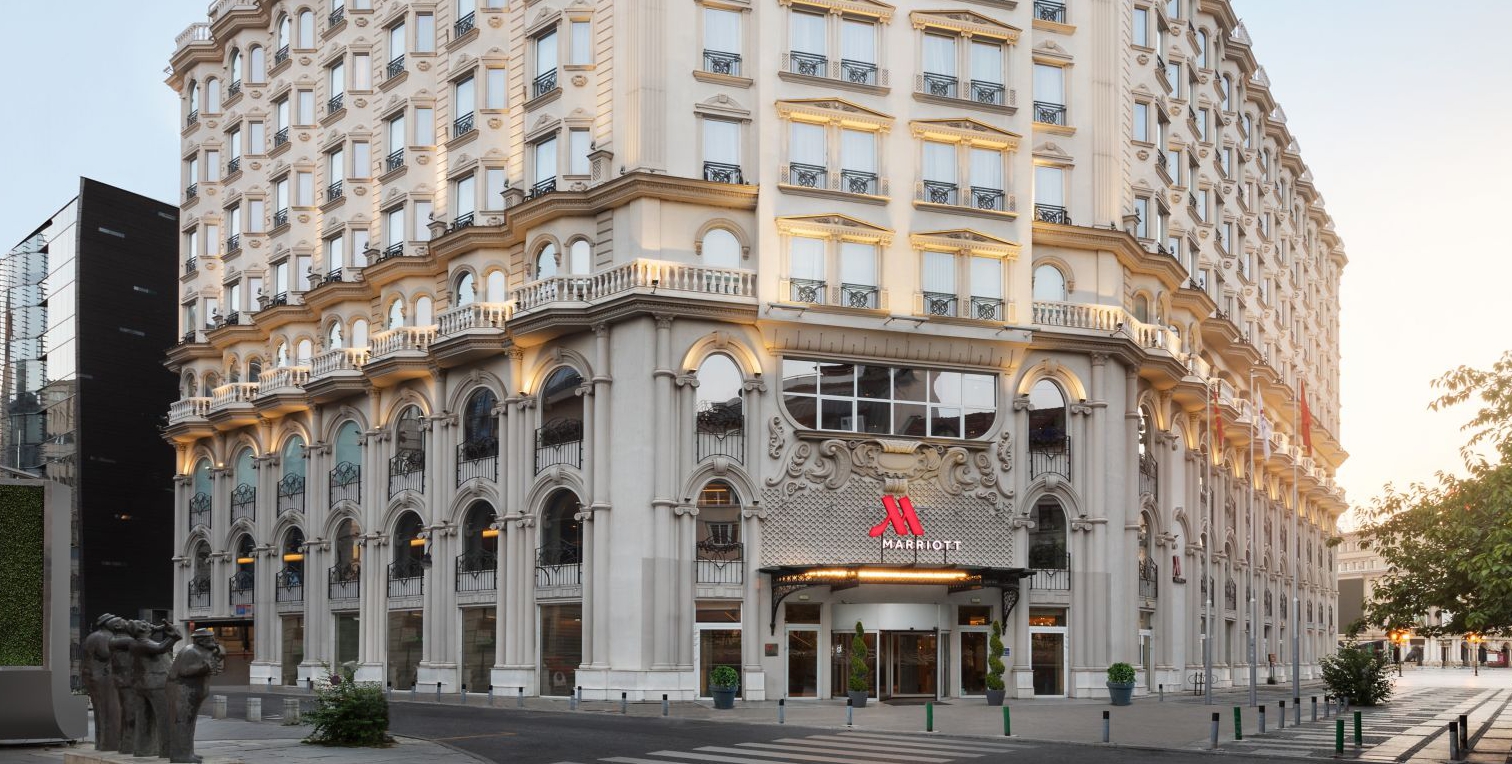 Skopje Marriott Hotel on Macedonia Square