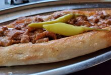 Traditional Shtip pastrmajlija served in a local restaurant in North Macedonia